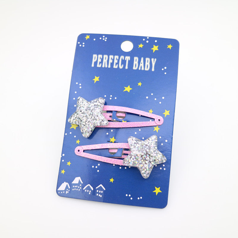 Wholesale 5cm Sequin Hair Clip Kids Gift Set